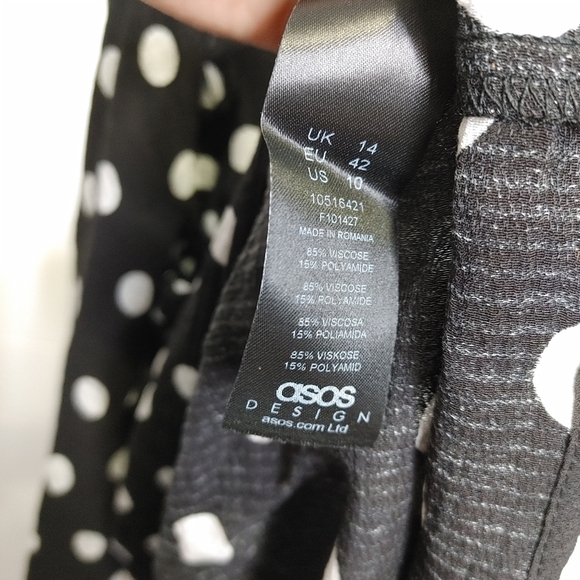 Asos Design oversized polka dot tunic dress 10 - Picture 8 of 12